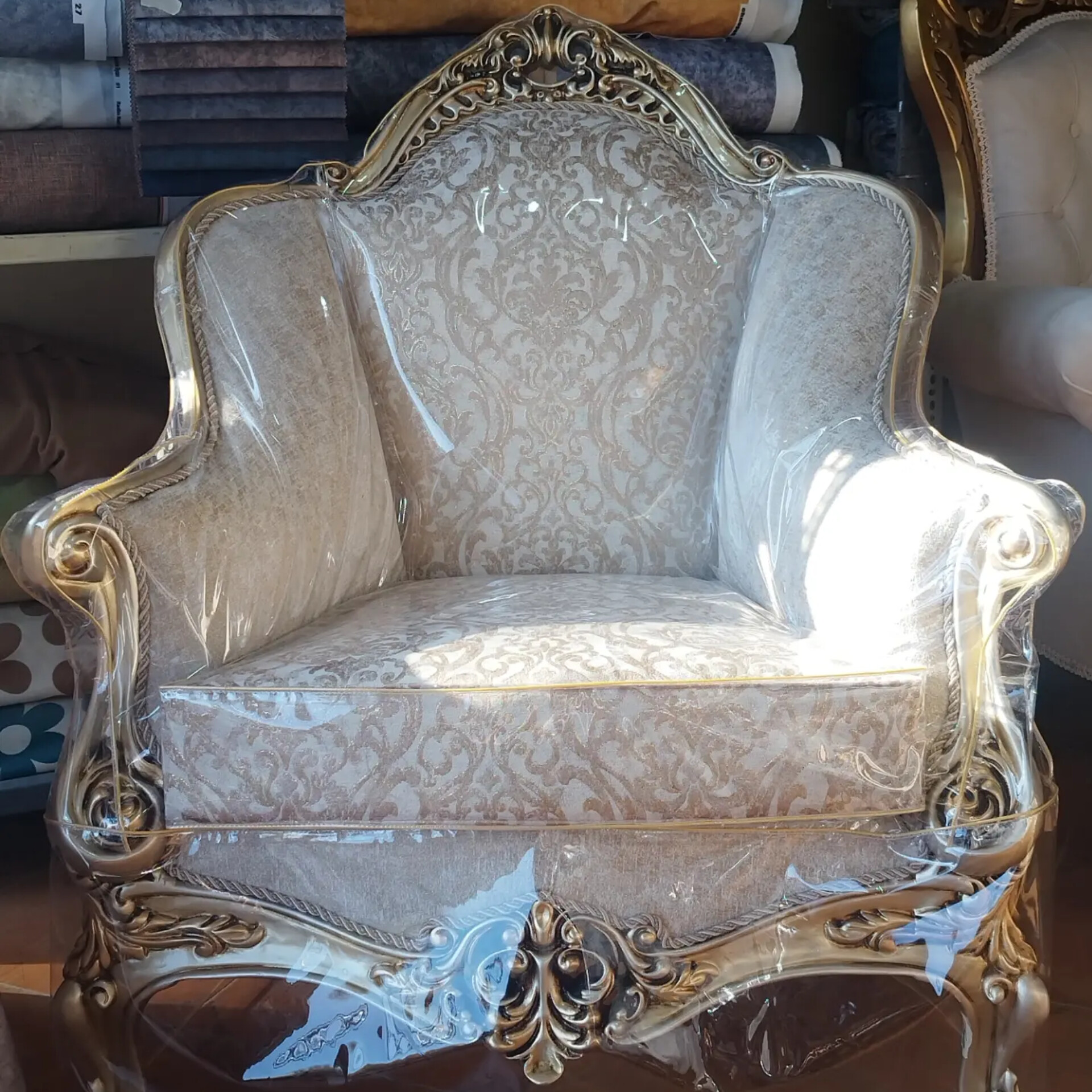 پیراهن مبل ژلاتینی استیل 7نفره جنس درجه یک مغزی دوزی